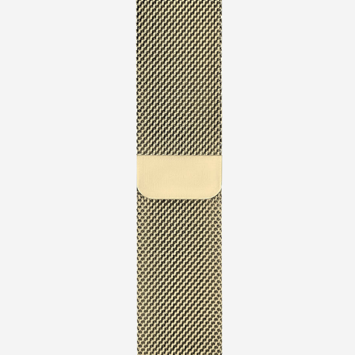 Cinturino a maglia milanese oro