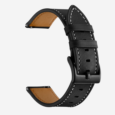 Cinturino in pelle nera